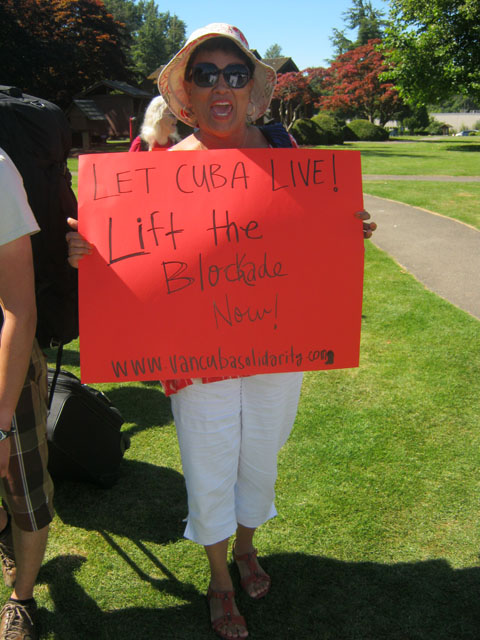 LET CUBA LIVE! LIFT THE BLOCKADE NOW!