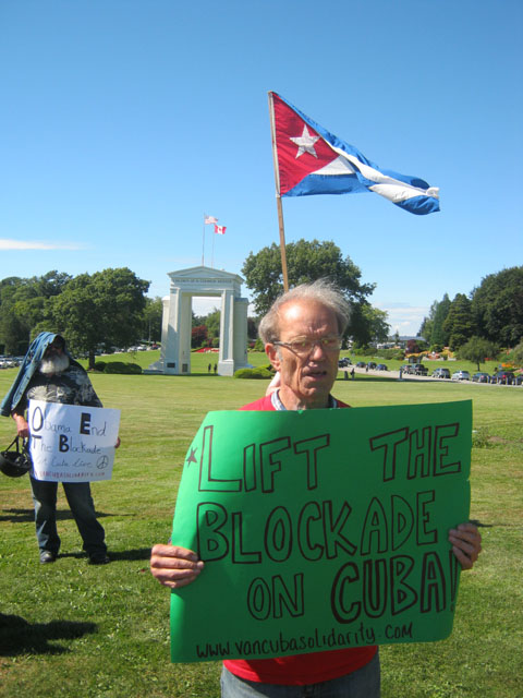 LIFT THE BLOCKADE ON CUBA